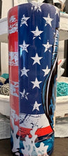 Load image into Gallery viewer, American Flag Fish Stainless Steel Tumbler
