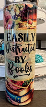 Load image into Gallery viewer, Easily Distracted By Books Stainless Steel Tumbler
