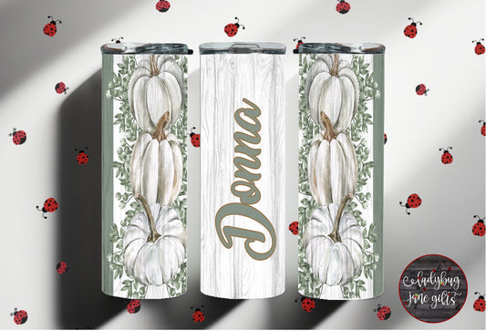 Rustic Pumpkin Stainless Steel Tumbler