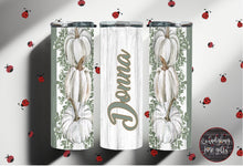 Load image into Gallery viewer, Rustic Pumpkin Stainless Steel Tumbler
