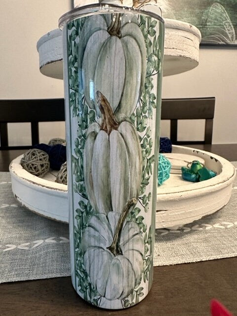 Rustic Pumpkin Stainless Steel Tumbler