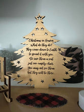 Load image into Gallery viewer, Christmas Tree Memorial Sign
