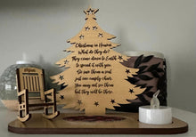 Load image into Gallery viewer, Christmas Tree Memorial Sign
