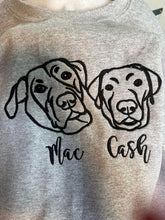Load image into Gallery viewer, Single Line Embroidered Shirt - Turn your picture into a single line embroidered shirt
