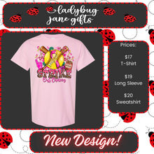 Load image into Gallery viewer, Strike Out Breast Cancer Softball Baseball Shirt Cancer Awareness Breast Cancer
