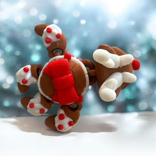 Load image into Gallery viewer, Turtle 3D Printed Reindeer Turtle Festive Fidget Toy Cute Christmas Desk Buddy Holiday Stocking Stuffer
