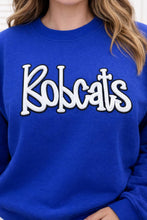 Load image into Gallery viewer, Bobcats Puff Embroidery Sweatshirt Custom Hooded Sweatshirt Game Day Spirit Wear School Team Hoodie
