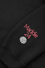 Load image into Gallery viewer, Volleyball Mama Glitter Sweatshirt Sparkle Sports Mom Crewneck Embroidered Volleyball Mom Shirt Game Day Mama Cozy Athletic Sweatshirt
