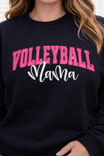 Load image into Gallery viewer, Volleyball Mama Glitter Sweatshirt Sparkle Sports Mom Crewneck Embroidered Volleyball Mom Shirt Game Day Mama Cozy Athletic Sweatshirt
