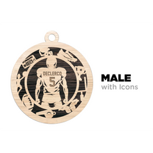 Load image into Gallery viewer, LGHS Operation Christmas Football Ornament
