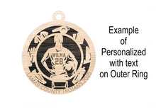 Load image into Gallery viewer, LCS Art Operation Christmas Basketball Ornament
