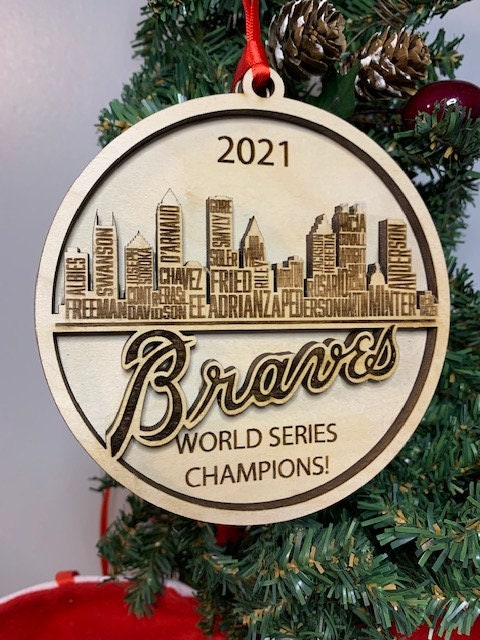 Braves World Champs Ornament