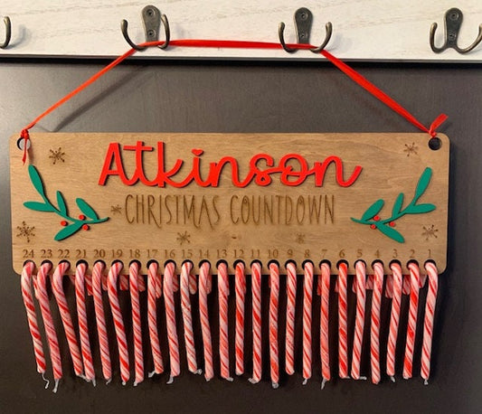 Candy Cane Countdown to Christmas