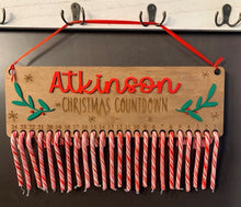 Load image into Gallery viewer, Candy Cane Countdown to Christmas
