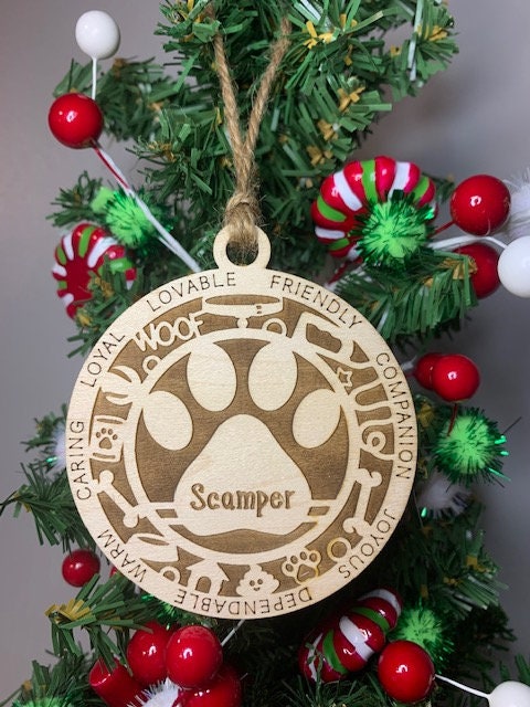 Pet Christmas Ornament Loyal companion