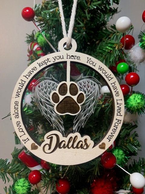 Pet Memorial Christmas Ornament Loyal companion