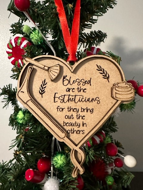 Esthetician Ornament - Simple and yet elegant